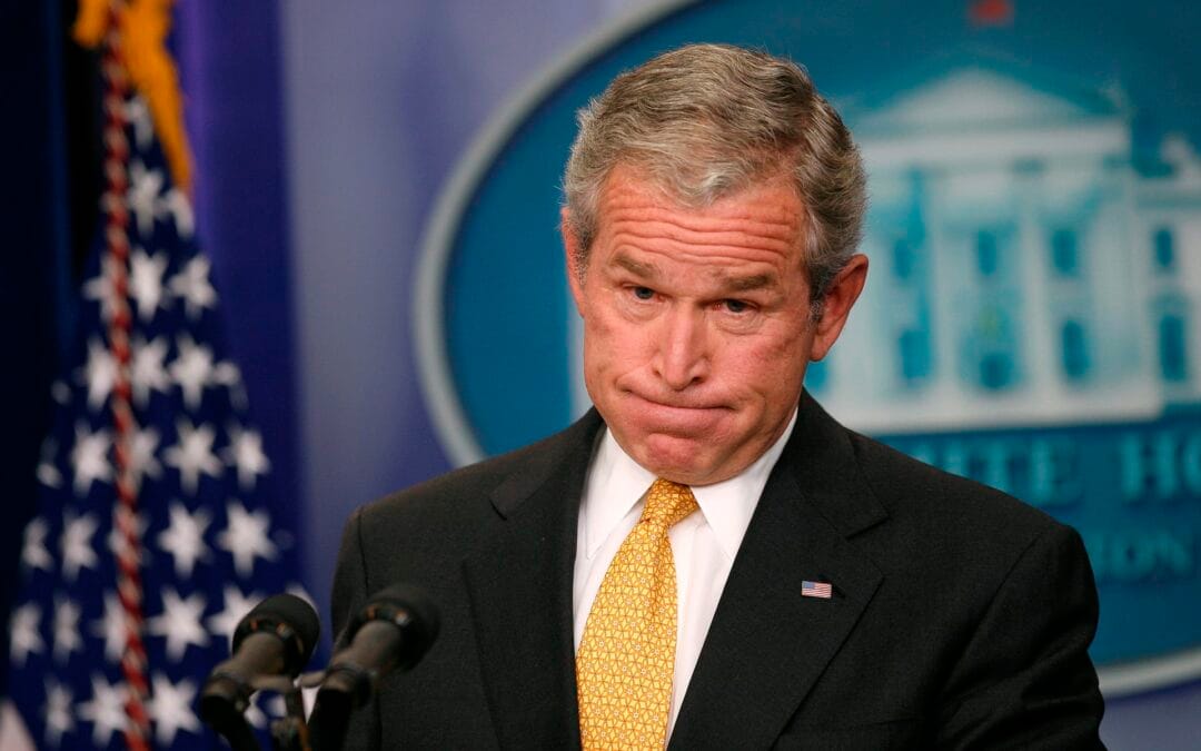 Bush, Je n&rsquo;ai jamais vu un gouvernement aussi con