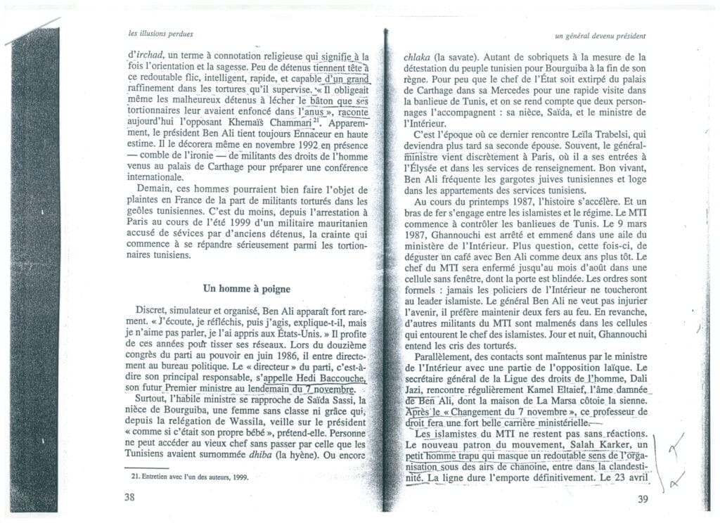 Notre ami ben ali Nicola Beau