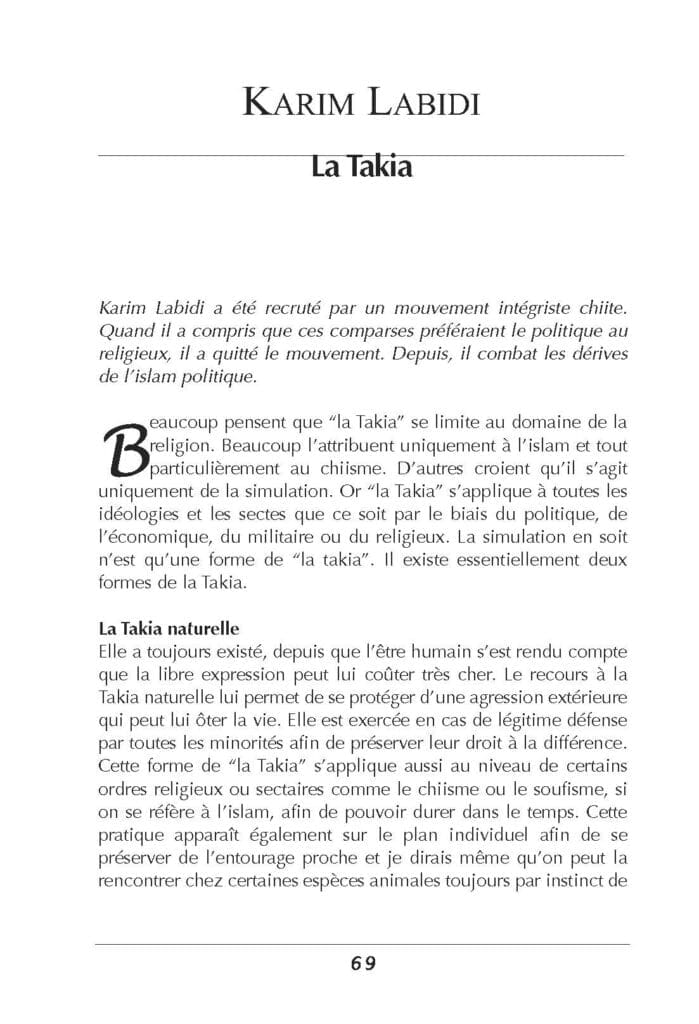 Le colloque "Islam contre islam"