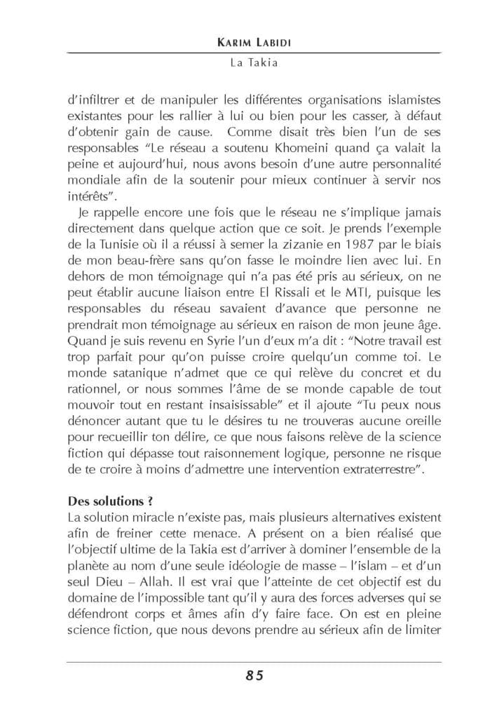 Le colloque "Islam contre islam"